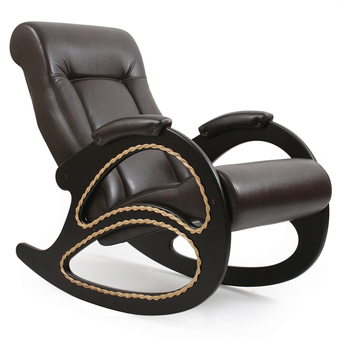 кресло-качалка качалка "модель 4" ткань/экокожа в Краснодаре - магазин Easy.  10