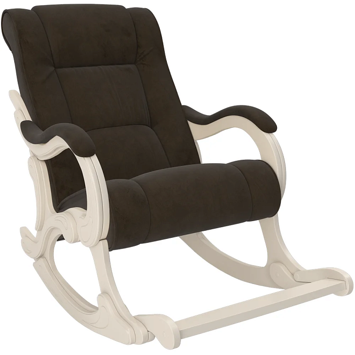 кресло-качалка комфорт "модель 77" ткань/экокожа в Краснодаре - магазин Easy.  9