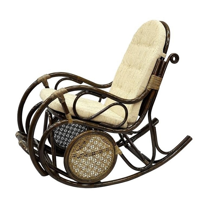 кресло-качалка из ротанга "05/10" браун в Краснодаре - магазин Easy