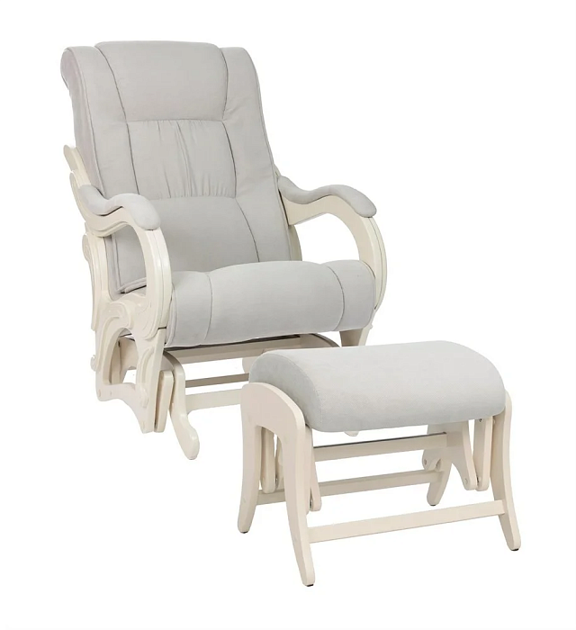 кресло-качалка глайдер "модель 78" с пуфом в Краснодаре - магазин Easy