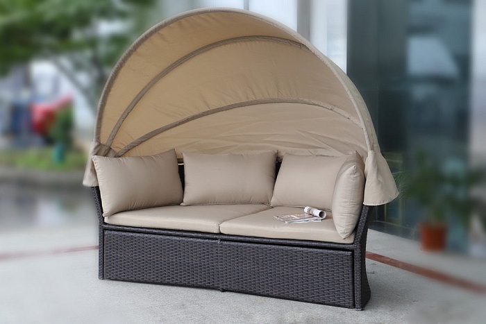 плетеный диван "afm-325b brown" в Краснодаре - магазин Easy.  �3