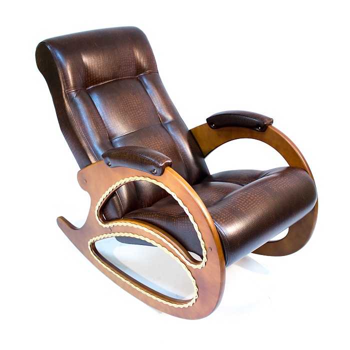 кресло-качалка качалка "модель 4" ткань/экокожа в Краснодаре - магазин Easy.  �11